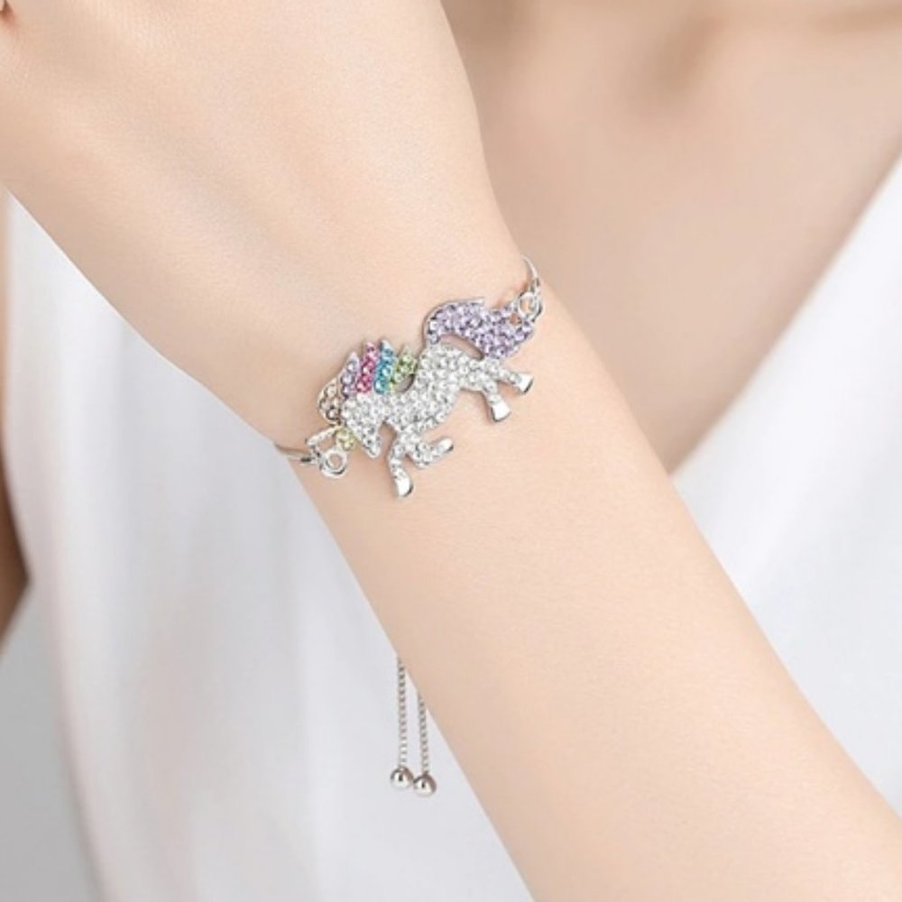 ❤️ NEW Multi Color Cute Unicorn Bracelet